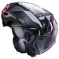 Preview: Caberg Helm Duke Evo Move matt-gun metallic/schwarz-Fuchsia