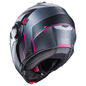 Preview: Caberg Helm Duke Evo Move matt-gun metallic/schwarz-Fuchsia