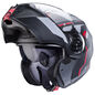 Preview: Caberg Helm Duke Evo Move matt-gun metallic/schwarz-rot