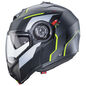 Preview: Caberg Helm Duke Evo Move matt-gun metallic/schwarz-fluo-gelb