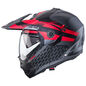 Preview: Caberg Helm Tourmax X Sarabe matt-gun metallic/schwarz-rot