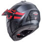 Preview: Caberg Helm Tourmax X Sarabe matt-gun metallic/schwarz-rot