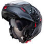 Preview: Caberg Helm Levo X Manta matt-schwarz/anthrazit-rot