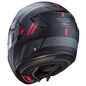 Preview: Caberg Helm Levo X Manta matt-schwarz/anthrazit-rot