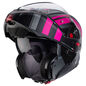 Preview: Caberg Helm Horus X Road matt-gun metallic/schwarz-Fuchsia