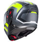 Preview: Caberg Helm Horus X Road matt-gun metallic/schwarz-fluo-gelb