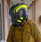 Preview: Caberg Helm Horus X Road matt-gun metallic/schwarz-fluo-gelb