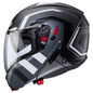 Preview: Caberg Helm Horus X Road matt-schwarz/gun-metallic-weiß