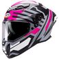 Preview: Caberg Helm Drift Evo II Horizon matt-grau/schwarz-Fuchsia