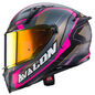 Preview: Caberg Helm Avalon X Optic matt-schwarz/grau-Fuchsia