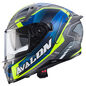 Preview: Caberg Helm Avalon X Optic matt-grau/blau-fluo-gelb