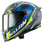 Preview: Caberg Helm Avalon X Optic matt-grau/blau-fluo-gelb