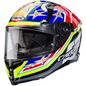 Preview: Caberg Helm Avalon X Track schwarz/fluo-gelb-rot-blau