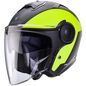 Preview: Caberg Helm Soho Milano matt-schwarz/fluo-gelb