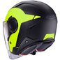 Preview: Caberg Helm Soho Milano matt-schwarz/fluo-gelb