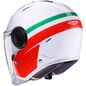 Preview: Caberg Helm Soho Zephir Italia weiß/grün-rot