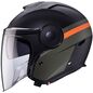 Preview: Caberg Helm Soho Zephir matt-schwarz/grün-orange