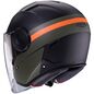 Preview: Caberg Helm Soho Zephir matt-schwarz/grün-orange