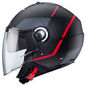 Preview: Caberg Helm Riviera V4 X Geo matt-schwarz/anthrazit-rot