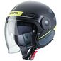 Preview: Caberg Helm Uptown Loft matt-schwarz/fluo-gelb-anthrazit