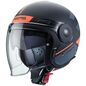 Preview: Caberg Helm Uptown Loft matt-schwarz/fluo-orange-anthrazit