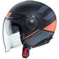 Preview: Caberg Helm Uptown Loft matt-schwarz/fluo-orange-anthrazit