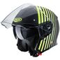 Preview: Caberg Helm Flyon Bakari matt-schwarz/fluo-gelb