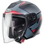 Preview: Caberg Helm Flyon Rio matt-schwarz/anthrazit-rot