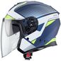 Preview: Caberg Helm Flyon Rio matt-blau/weiß-fluo-gelb