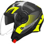 Preview: Germot Helm GM 650 matt-schwarz/fluo-gelb