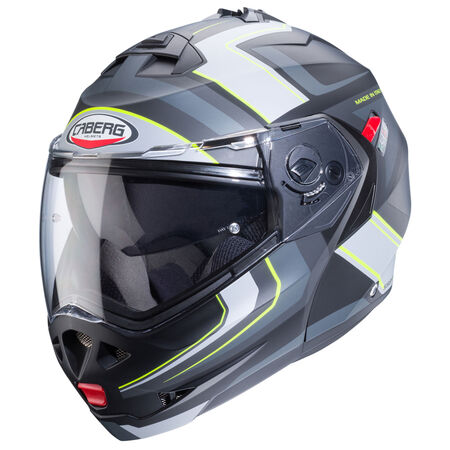 Caberg Helm Duke X Tour matt-schwarz/anthrazit-fluo-gelb