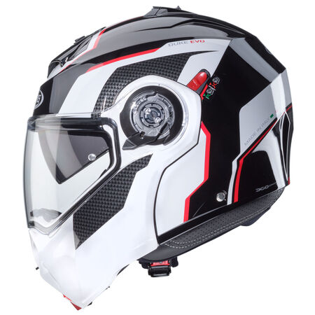 Caberg Helm Duke Evo Move schwarz/weiß-rot