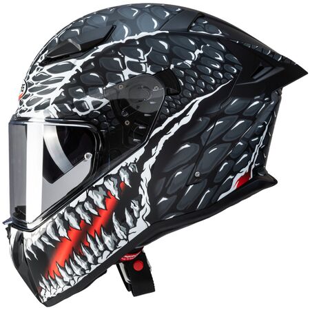 Caberg Helm Drift Evo II Crok matt-schwarz/anthrazit-rot