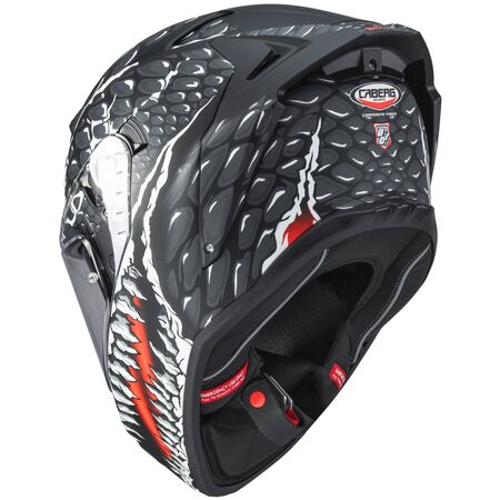 Caberg Helm Drift Evo II Crok matt-schwarz/anthrazit-rot