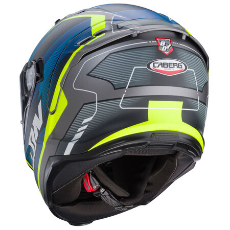 Caberg Helm Avalon X Optic matt-grau/blau-fluo-gelb