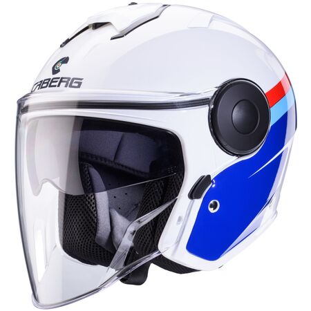 Caberg Helm Soho Zephir weiß/blau-rot