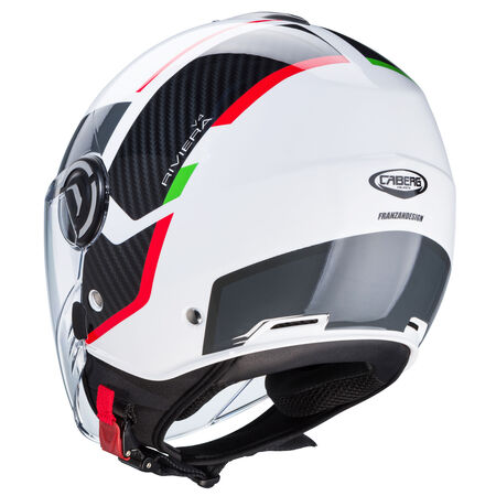 Caberg Helm Riviera V4 X Geo Italia weiß/schwarz-grün-rot