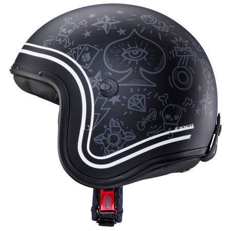 Caberg Helm Freeride Tattoo matt-schwarz/grau-weiß