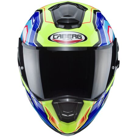 Caberg Helm Drift Evo LB29 schwarz/blau-fluo-gelb