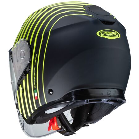 Caberg Helm Flyon Bakari matt-schwarz/fluo-gelb