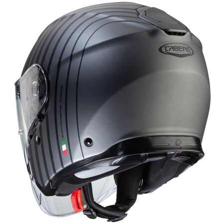 Caberg Helm Flyon Bakari matt-gun/schwarz