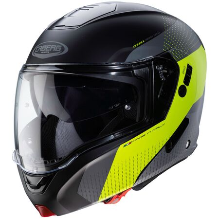 Caberg Helm Horus Scout matt-schwarz/fluo-gelb-grau