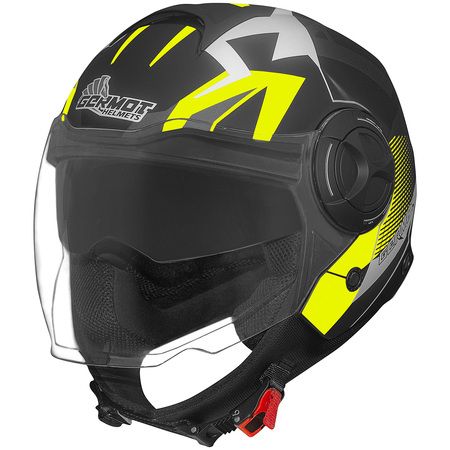 Germot Helm GM 650 matt-schwarz/fluo-gelb