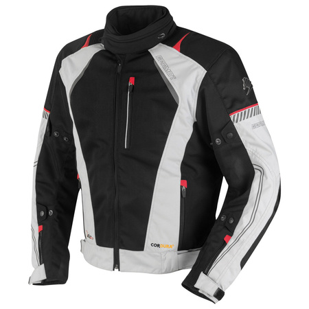 Germot Jacke X-Air Evo Pro Herren hellgrau/schwarz