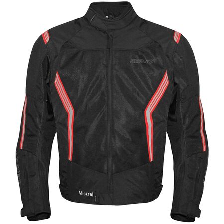 Germot Jacke Mistral schwarz/rot