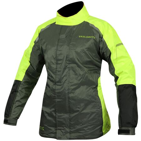 Trilobite Regenjacke Raintec Damen grau/fluo-gelb