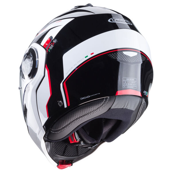 Caberg Helm Duke Evo Move schwarz/weiß-rot