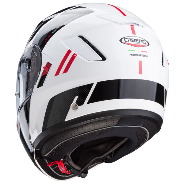 Caberg Helm Levo X Manta weiß/anthrazit-rot