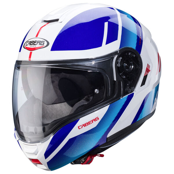 Caberg Helm Levo X Manta weiß/blau-rot