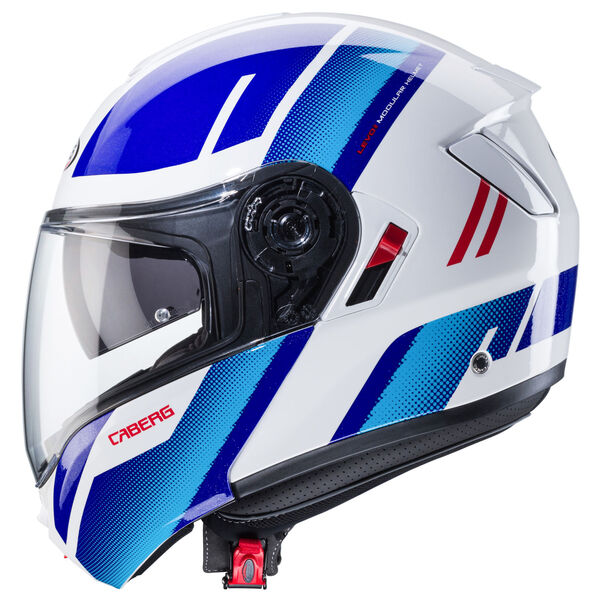 Caberg Helm Levo X Manta weiß/blau-rot